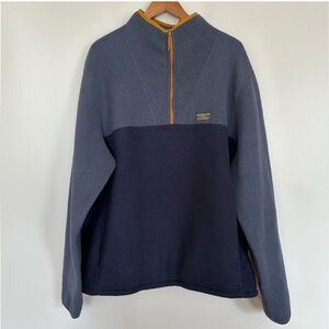 LL BEAN men’s XXL quarter zip